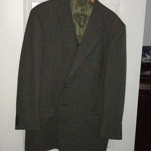 Men’s wool houndstooth sports coat 44 long